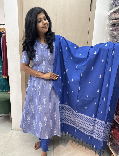 A Azure Blue Dupatta